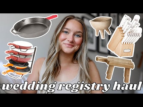 TARGET and AMAZON Wedding Registry Haul and Gift Ideas! Wedding Series :)