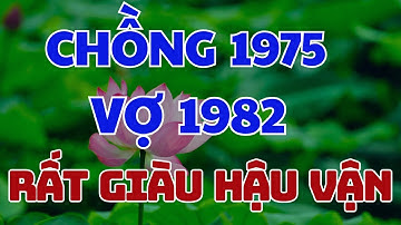 Tử vi Vợ Chồng ất mão 1975  Và Nhâm tuất 1982 Cần Hóa Giải Ngay