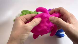 3D turtle bubble pop ball fidget