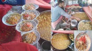 45+ Years Old Famous Chana Chaat Wala |Karachi Street Food Masala Aloo Chole Chana Chaat #shortfeed