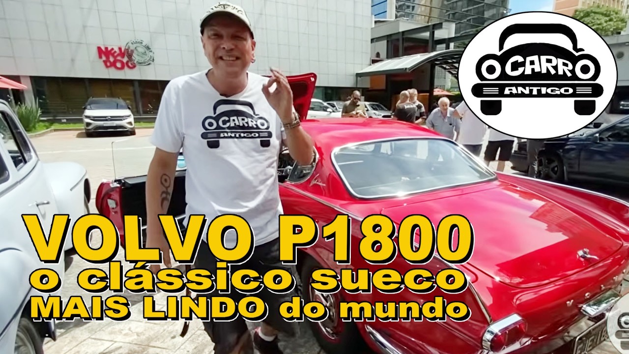 VOLVO P1800: o clássico sueco MAIS LINDO do mundo, entrou para o Guinness Book…