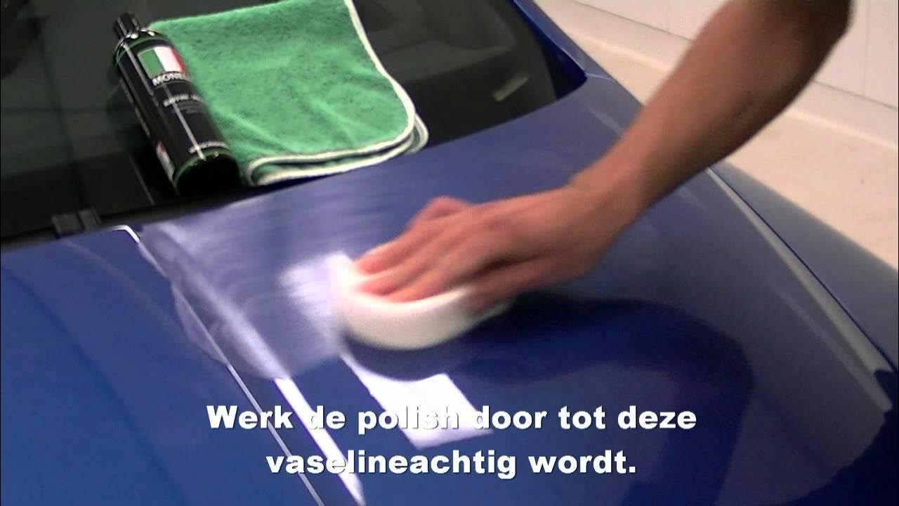 Polishing and cleaning car paint by hand. YouTube