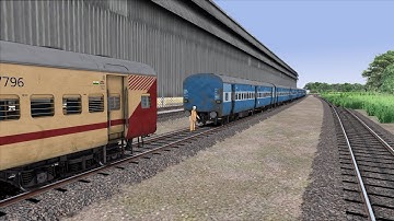 ICF UTKRISHT Coupling ICF Blue | BUMPY RAILROAD | Train Simulator | Railworks 3  #railroad #atgtrain