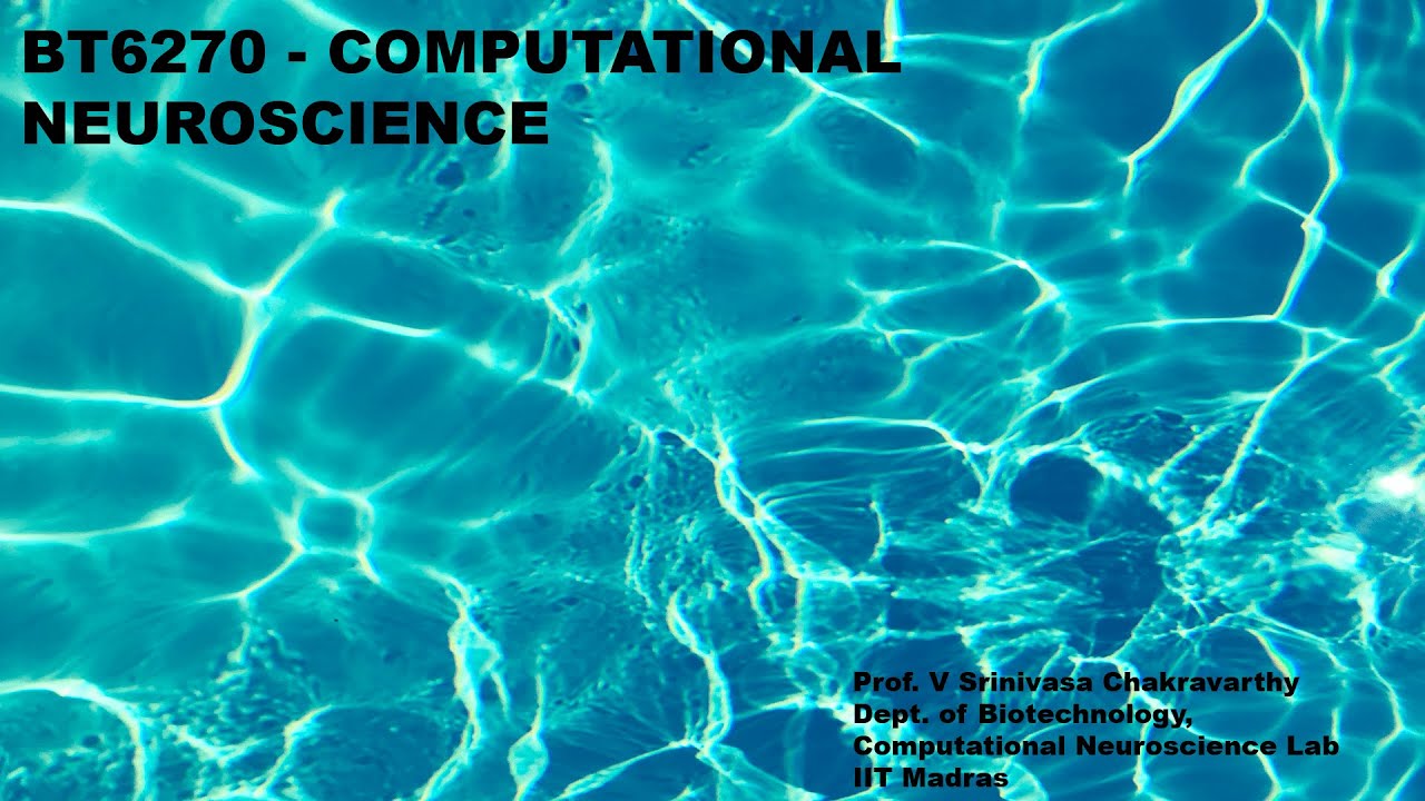 21. BT6270 Computational Neuroscience - Simple Neuron Models