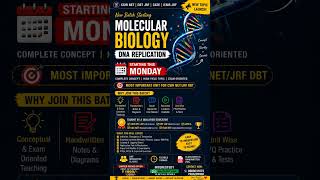 Molecular Biology Fresh Topic Fresh Batch l 2026 I CSIR NET JRF I DBT JRF I GATE XL #csirnet #dbtjrf