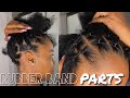 How To: Part Hair Using Rubber Bands for Box Braids, Passion Twist, Etc. | Kinzey Rae