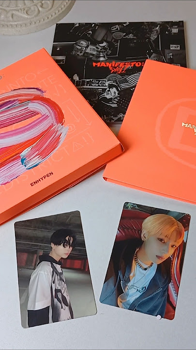 unboxing enhypen manifesto album with me! #enhypen #kpop #album #unboxing #engene