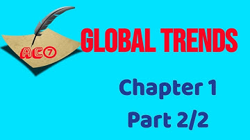 Global Trends Chapter 1 || Chapter 1 Part 2