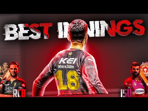 BEST INNINGS🔥 OF T10 | RCB vs ISU in IPL vs PSL - Cricket 22 | #cricket22 #rcb