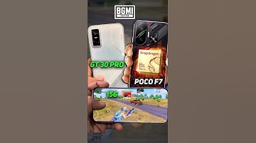 Poco F7 vs Infinix GT 30 Pro BGMI 120FPS 🔥 Budget Gaming Phone?
