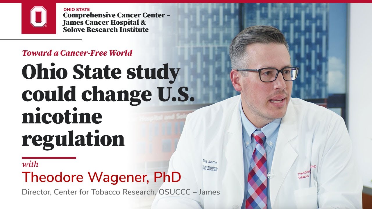 osu center for tobacco research Ohio State study could alter U.S. nicotine regulation