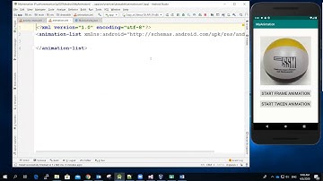Android Frame & Tween animation app / part2 Frame AnimationXML file