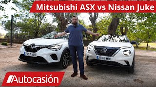 Mitsubishi ASX vs Nissan JUKE| COMPARATIVA SUV| / Review en español | #Autocasión