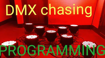 (malayalam)|How to program chasing effect on ledpar light using dmx512