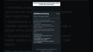 GitHub Trending Repositories: AbdulKareemios/AKNetworking 🇬🇧