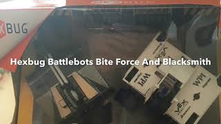 Hexbug Battlebots Bite Force And Blacksmith! (New Hexbug Battlebots)