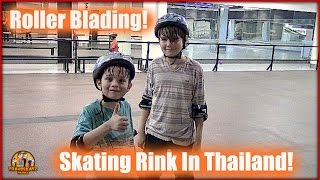 FIRST TIME ON ROLLER BLADES!