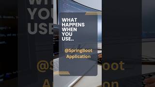 How @SpringBootApplication actually works ⚙️ #shorts #short #spring #springboot #interview #java