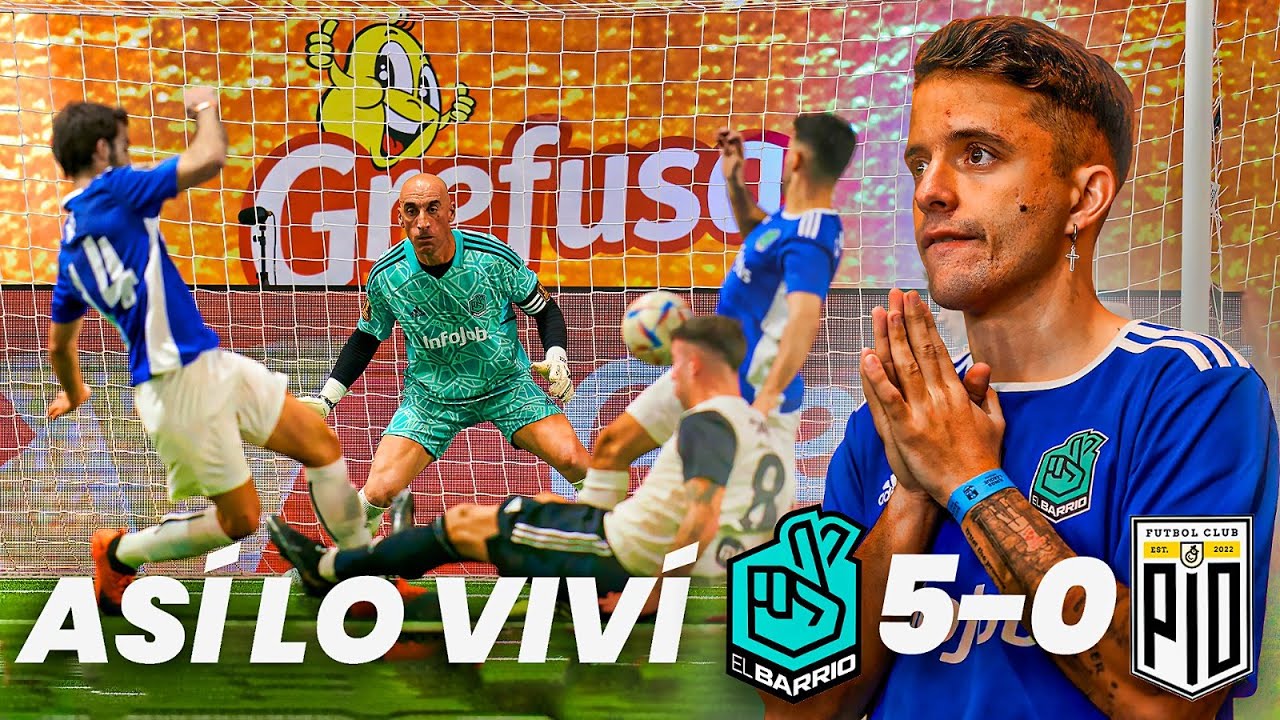 ¡DEBUT SOÑADO! REACCIONANDO a la GOLEADA de El Barrio VS Pío | *Líderes de la Kings League*