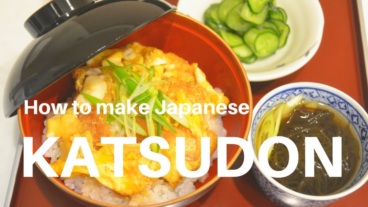 How to make ★Katsudon★~Japanese pork cutlet rice bowl~かつ丼の作り方（EP53) | Kitchen Princess Bamboo