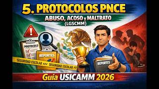 5. Protocolos PNCE: Abuso, Acoso y Maltrato | Guía USICAMM 2026.