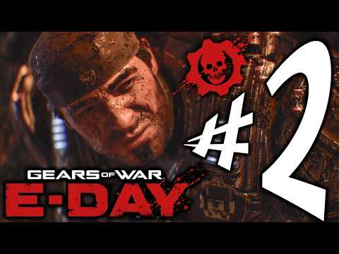 Gears of War E-DAY - Parte 2: Massacre Na Cidade!! [ Xbox Series X - Playthrough 4K ]