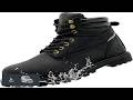 Steel Toe Work Boots for Men 6 Inch Waterproof Non Slip Rubber