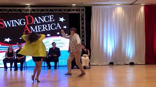 Tybaldt Ulrich & Veronica Castilla. Swing Dance America 2024. Hustle Competition.