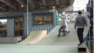 Full Cab Flip Attempt