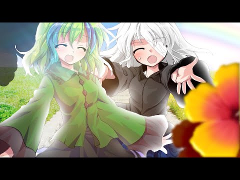 東方改変pv【関係記念pv】春愁（再投稿）