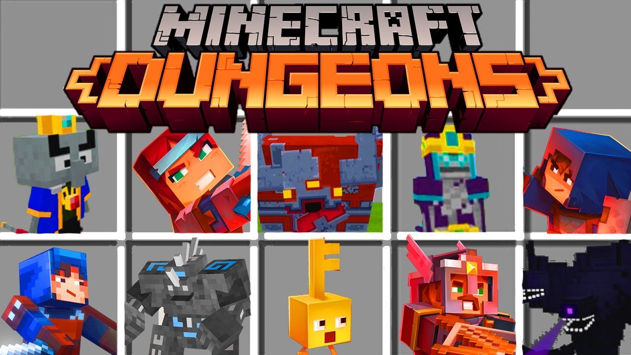 Minecraft Dungeons Mod Redstone Monstrosity Wither Storm Key Golem Minecraft Mods Youtube