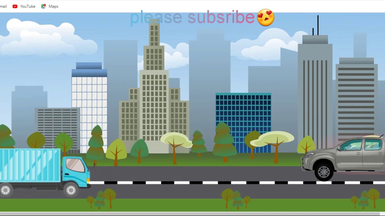 City generate by html,css3& css animation | css animation ...