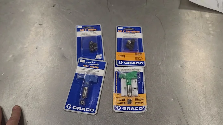 Graco Green FFLP Tip Seals vs. Blue LTX Tip Seals