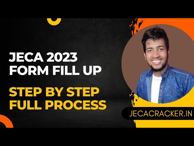 JECA exam 2023 online application step by step process | JECA form fill up  2023 #jeca #mca - YouTube