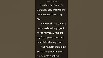 Thumbnail of Psalms 40:1-4