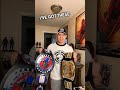 60 second belt collection challenge #WWE #WWEShop