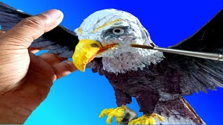 Flying Bird With Cardboard | How to Make Bird With paper and Waste Materials | Bird Crafting | DIY screenshot 1