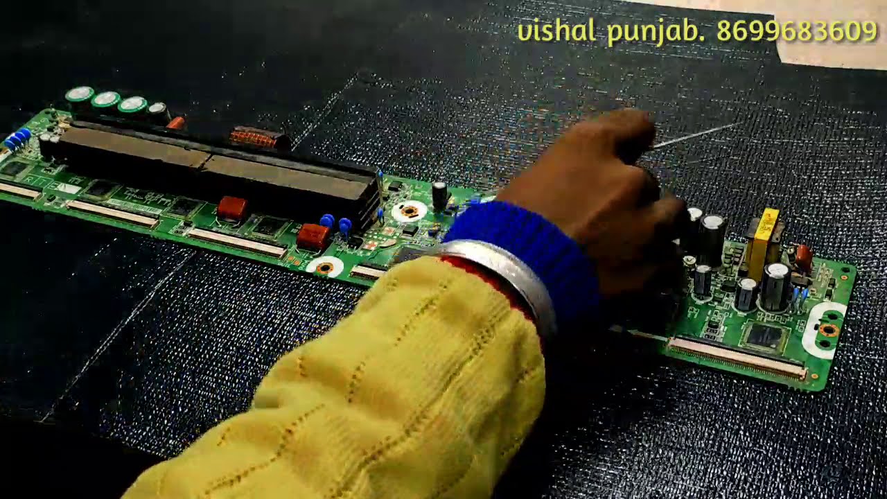 HOW TO REPAIR PLASMA TV NO PICTURE PROBLEM .. .. MODEL 43F4900AR