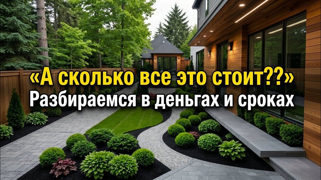 Сколько стоит этот дизайн?🤌 Разберем за 90 секунд⏱️ #дизайн #landscape #сад 