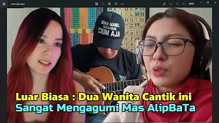 Keunikan dan Kehebatan Fingerstyle Mas AlipBaTa Membuat 2 wanita cantik ini Terkagum-kagum