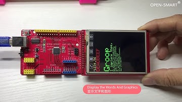 OPEN SMART 2 8inch TFT LCD ILI9320 with Touch Screen tutorial for Arduino