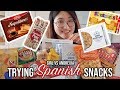 TRYING SPANISH SNACKS | UNBOXING | GIRL VS ANOREXIA