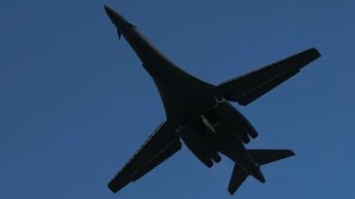 🇺🇸 2x B-1 Take Off Overhead At RAF Fairford