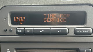 Saab 9-3 Service Light Reset time for service message 98-03 Old Generation OG93 