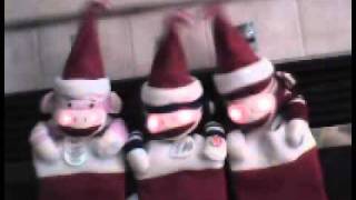 Sock Monkey Christmas Carols Blooper