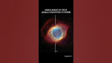 Helix Nebula Sound Captured Using Frequency! #shorts  #helixnebula