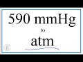 Converting Millimeters of Mercury