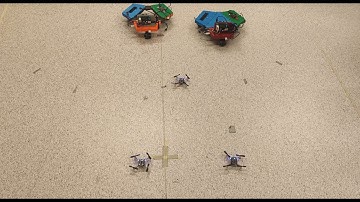 Three UAV formation and flocking with obstacle(dynamic) avoidance
