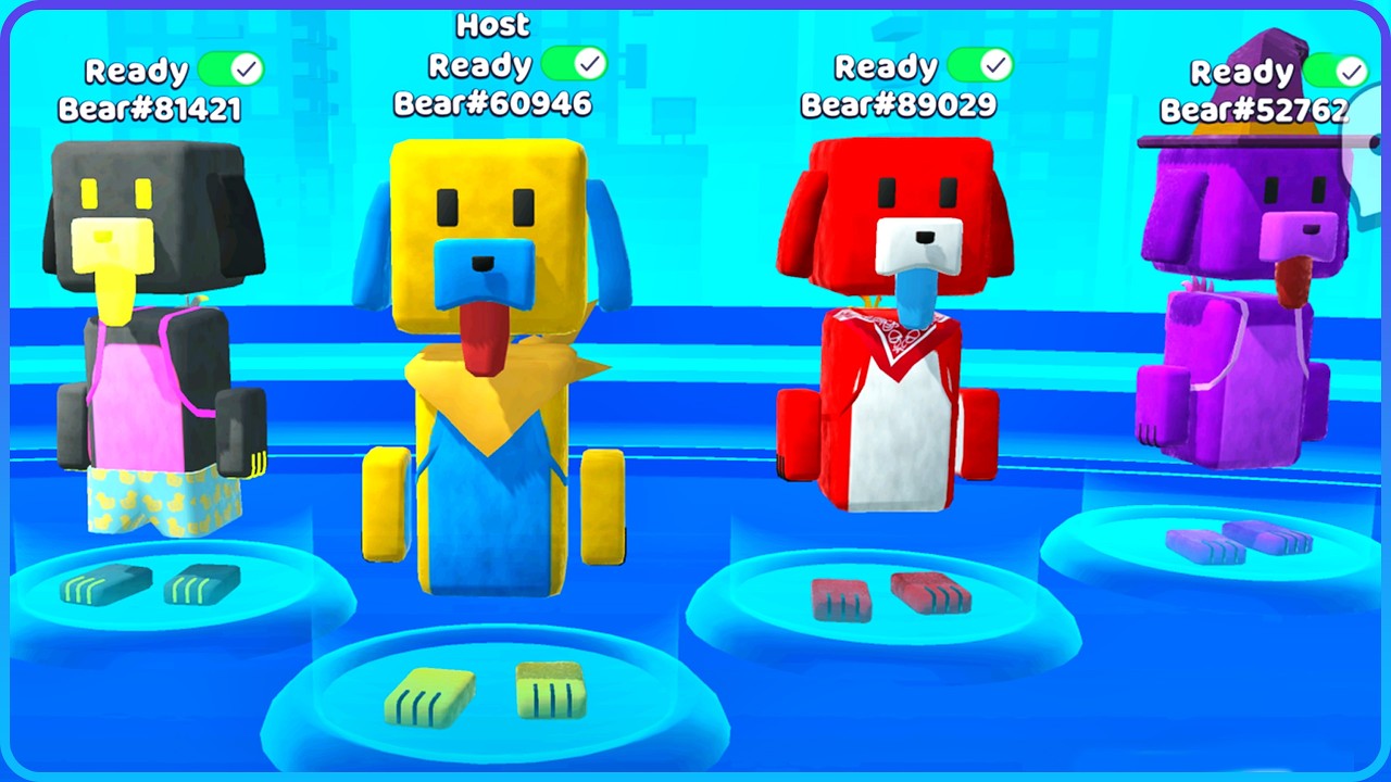 Multiplayer Rainbow Puppies Squad Hide and Seek Super Bear Adventure Gameplay Walkthrough