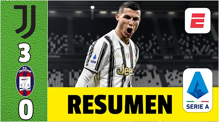 Juventus 3-0 Crotone. DOBLETE de Cristiano Ronaldo. CR7 superó a Lukaku y es el goleador. | Serie A